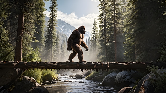 Forskellige undersøgelser viser, at 10-30 % af nordamerikanerne tror, at bigfoot eksisterer som et levende væsen. (Illustration: Taras Yasinski/Pixabay)