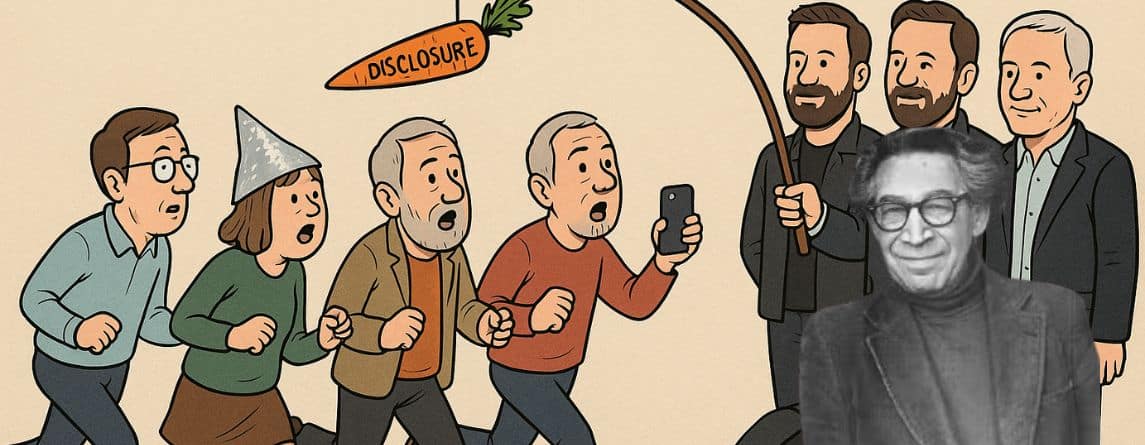 Hvad en psy­ko­log fra 1950’erne kan lære os om UFO-disclo­su­re