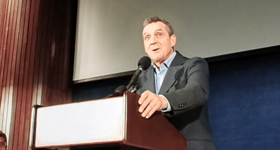 Den pensionerede U.S. Air Force oberst Fred Clawson (Kilde: Skærmbillede var eventen).