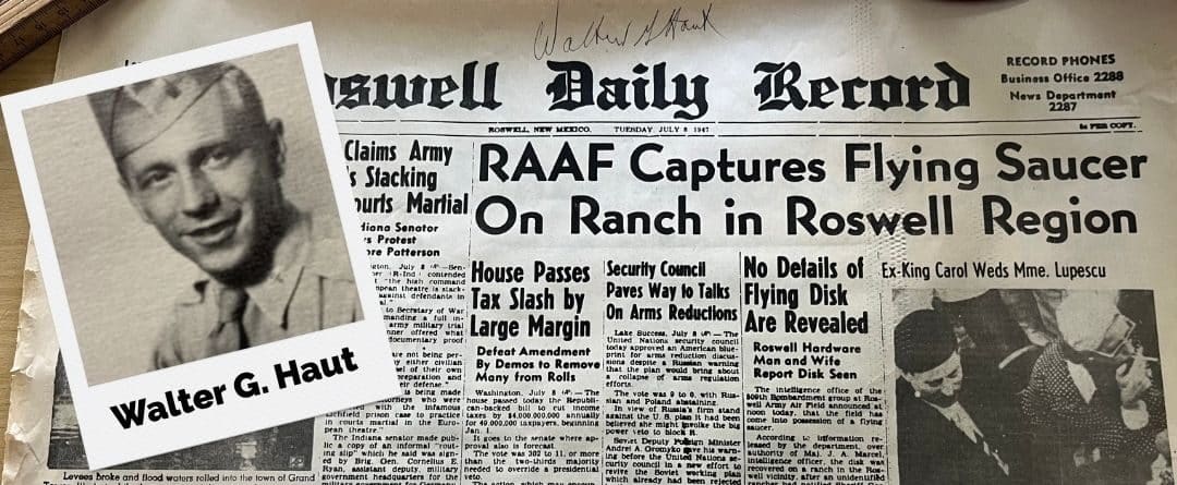Giver Hauts erklæ­ring os et stær­ke­re bevis for ufo-styr­tet i Roswell?